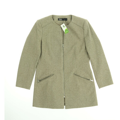 Zara barna cipzáros blézer