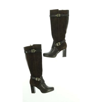 Luz Da Lua barna magassarkú csizma