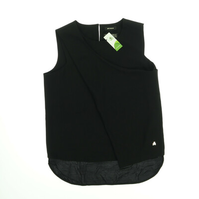 Mos Mosh fekete ujjatlan felső