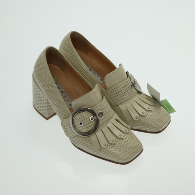 Bruglia bézs magassarkú cipő