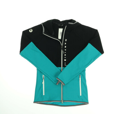 Martini kék/fekete sport cipzáros pulóver