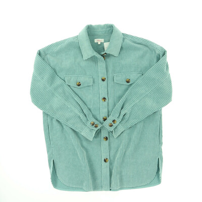 s.Oliver menta zöld oversize kordbársony ing