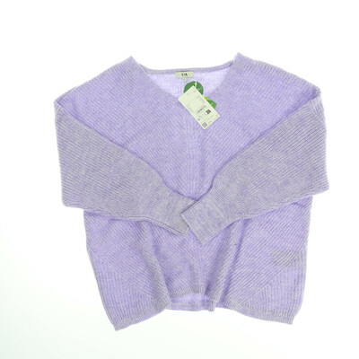 C&A lila kötött pulóver