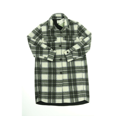 H&M zöld/fehér kabát