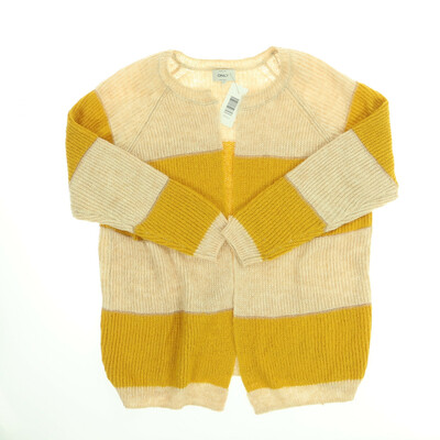 Only bézs/sárga kötött kardigán