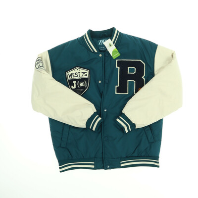 Zara kék/fehér dzseki