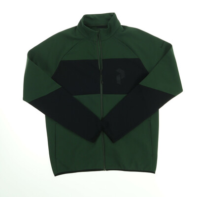 Peak Performance zöld cipzáros pulóver