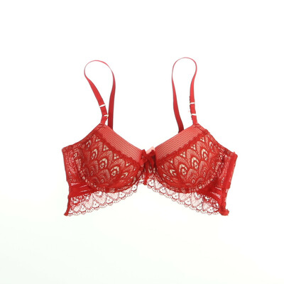 Hunkemöller piros melltrató