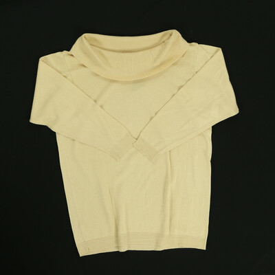 Le Tricot Longhin bézs félhosszú ujjú felső