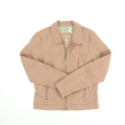 Bonita rózsaszín műbőr kabát