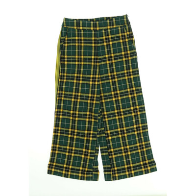 United Colors of Benetton zöld/sárga nadrág