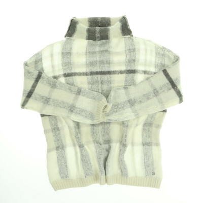 Monari fehér/szürke kötött pulóver