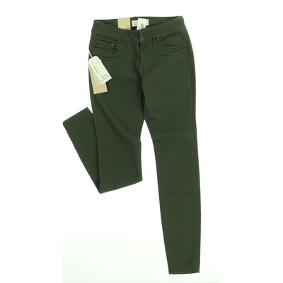 Tom Tailor khaki bőr nadrág / Extra Skinny /