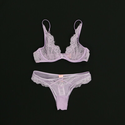 Hunkemöller lila fehérnemű szett