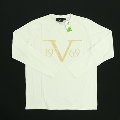 19V69 fehér hosszú ujjú felső