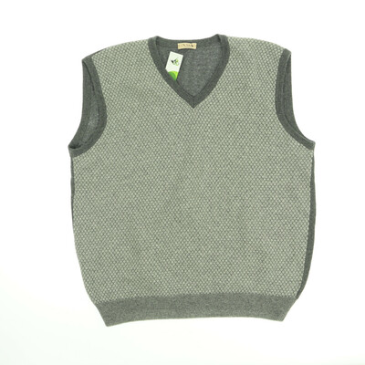 Viky Cashmere Edition szürke kasmír mellény