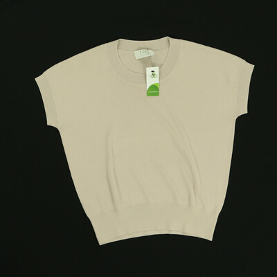 FFC Fashion bézs rövid ujjú felső