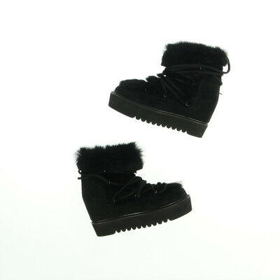 Palomitas fekete magas talpú bokacsizma