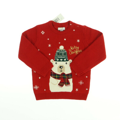 OVS piros kötött karácsonyi pulóver