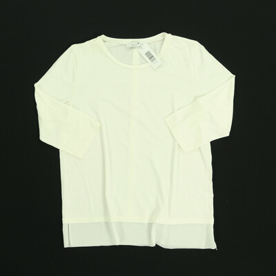 Italy fehér félhosszú ujjú felső