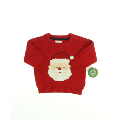 C&A piros baby karácsonyi pulóver
