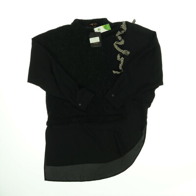 Levidor fekete hosszú ujjú felső