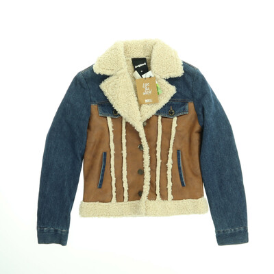 Desigual barna/kék kabát