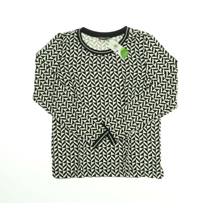 Street One fekete/fehér hosszú ujjú felső