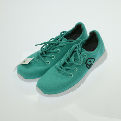 Giesswein zöld merinó gyapjú futócipő