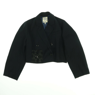 Baum und Pferdgarten sötétkék rövid oversize blézer