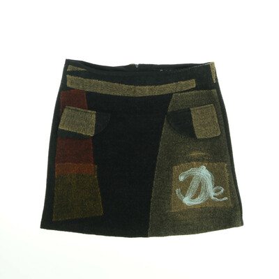 Desigual barna/ fekete szoknya