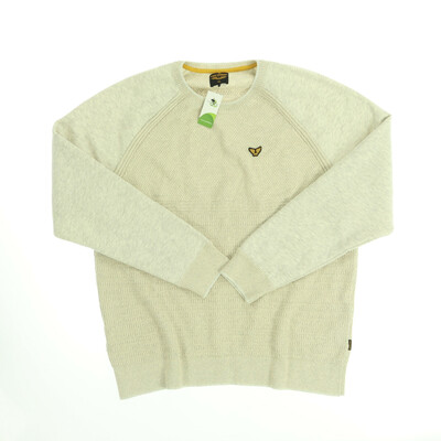 PME LEGEND bézs kötött pulóver