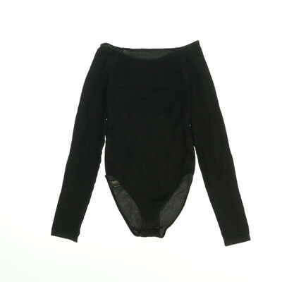 Wolford fekete áttetsző body