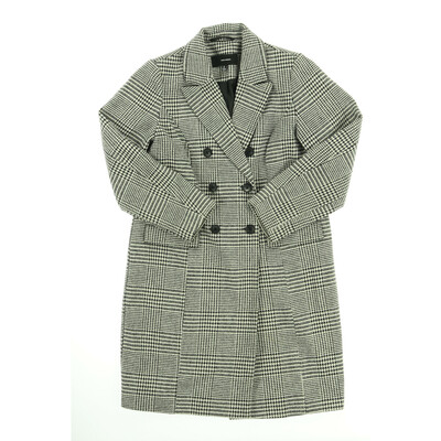 Vero Moda fekete/fehér szövet kabát