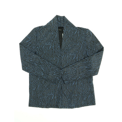 Madeleine kék/fekete hosszú ujjú felső