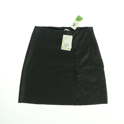 H&M fekete műbőr szoknya