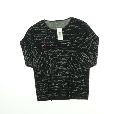 Wolford fekete félhosszú ujjú felső