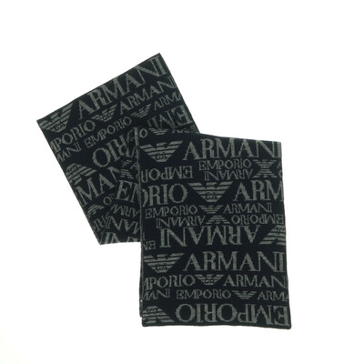 Emporio Armani sötétkék/szürke sál