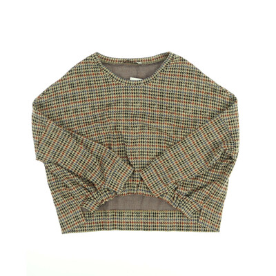 Bianco Ghiaccio barna félhosszú ujjú felső