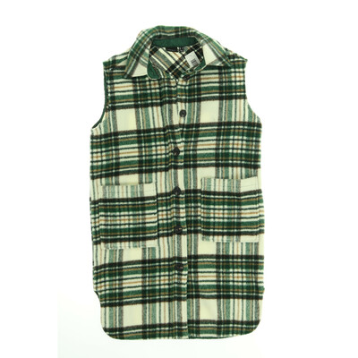 Vero Moda zöld/fehér mellény