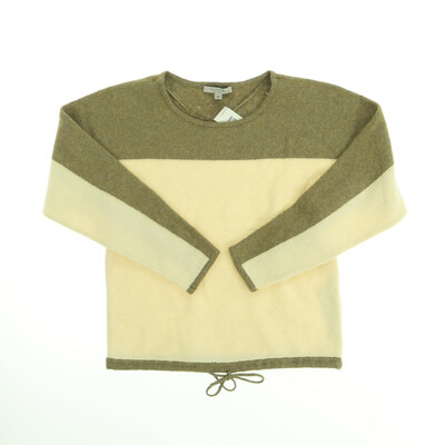 Comma bézs/barna pulóver