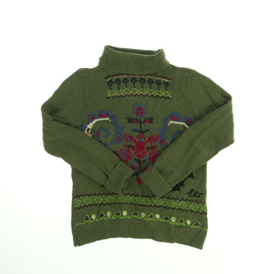ETRO zöld kötött pulóver