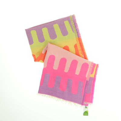 Zwillingsherz színes sál