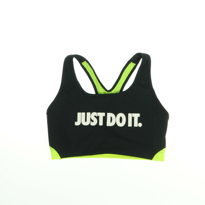 Nike fekete/neon zöld sport melltartó