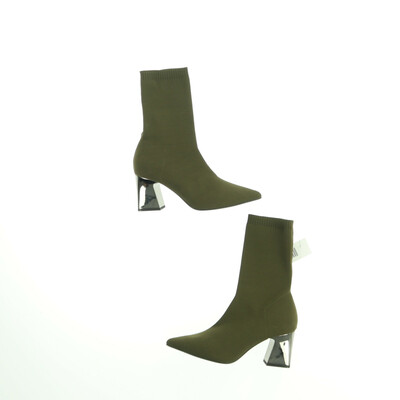 Tamaris khaki magassarkú bokacsizma