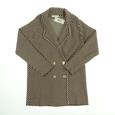 Mango bordó/fehér blézer