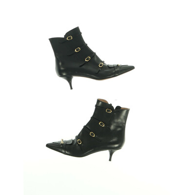 L'Autre Chose fekete magassarkú bokacsizma