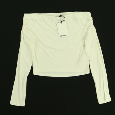 Bershka fehér hosszú ujjú felső