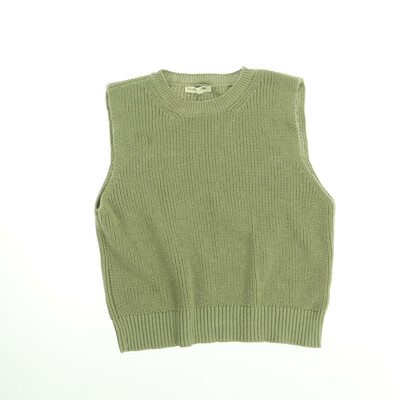 Pull & Bear zöld kötött mellény