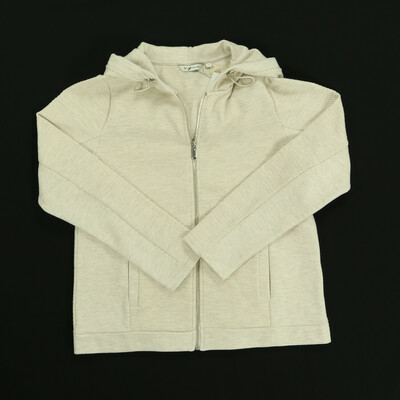 Tom Tailor bézs cipzáros pulóver